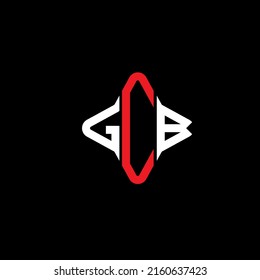 GCB letter logo creative design with vector graphic