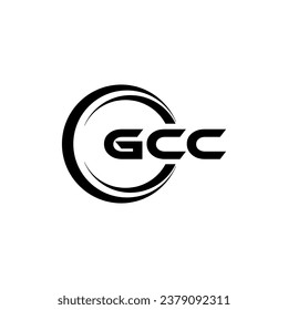 GCC Logo Design, Inspiration for a Unique Identity. Modern Elegance and Creative Design. Watermark Your Success with the Striking this Logo.