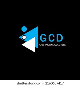 GCD letter logo creative design with vector graphic