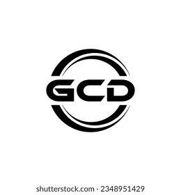 GCD Logo Design, Inspiration for a Unique Identity. Modern Elegance and Creative Design. Watermark Your Success with the Striking this Logo.
