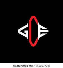 GCE letter logo creative design with vector graphic
