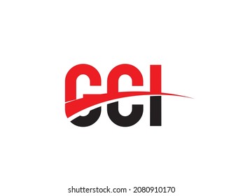 GCI Letter Initial Logo Design Vector Illustration