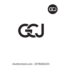 GCJ Logo Letra Monograma Diseño