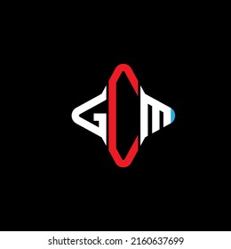 GCM letter logo creative design with vector graphic