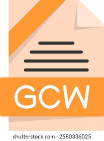 GCW Flat Style Icon Design