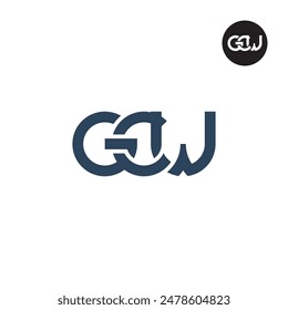 GCW Logo Letter Monogram Design