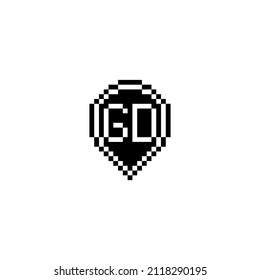 GD creative letter logo design concept for sale in high quality professional design that will print well across any print media