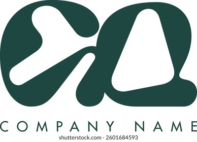 GD creative modern abstract letter logo vector design. Usable for your company or business and brand identity.