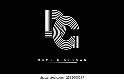 GD, DG Abstract Letters Logo Monogram