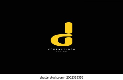 GD G UND D Abstraktes Logo für Anfangsbuchstaben des Monogrammes
