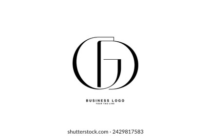 GD, DG, G, D, Abstract Letters Logo Monogram