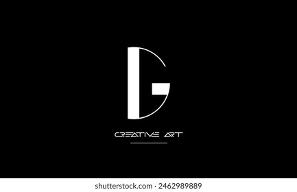 GD, DG, G, D abstract letters logo monogram