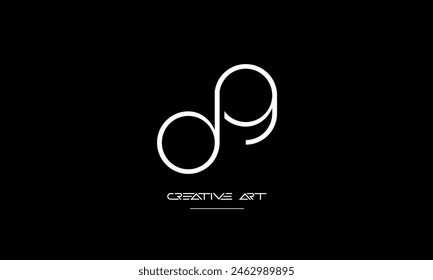 GD, DG, G, D abstract letters logo monogram