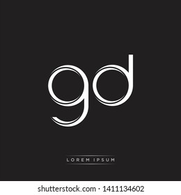 gd g d logo Initial Letter Split Lowercase