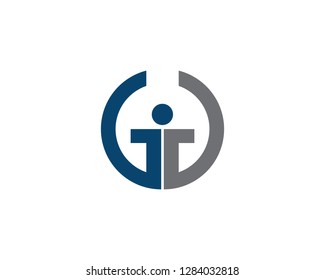 GD letter logo business vector