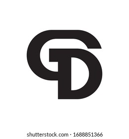 Gd Letter Logo Design Vector Stock Vector (Royalty Free) 1688851366 ...