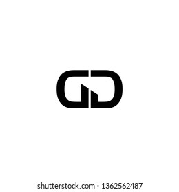 gd letter logo vector