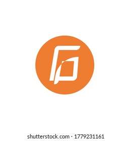 gd letter vecto ricon logo design illustration