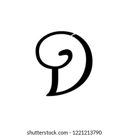 gd letter vector logo