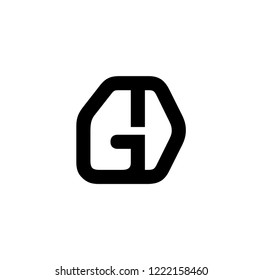 gd letter vector logo