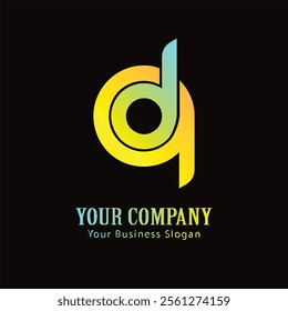 GD lettering logo is simple, easy to understand and authoritative