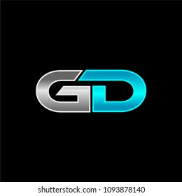 GD Logo Design Template. Letter Logo Vector eps.10