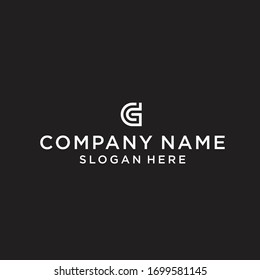 Diseños de iconos de vectores de logotipos DG