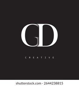 GD Monogram Logo Minimal Elegant Letter mark for Luxury, Fashion   Creative Brands	
