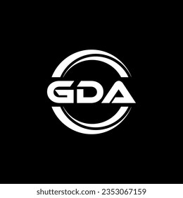 GDA Logo Design, Inspiration for a Unique Identity. Modern Elegance and Creative Design. Watermark Your Success with the Striking this Logo.