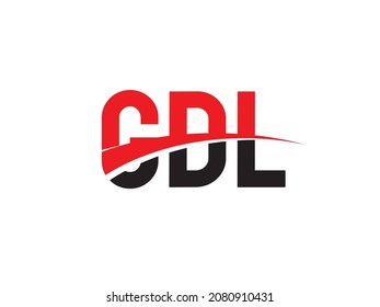 GDL Letter Initial Logo Design Vector Illustration