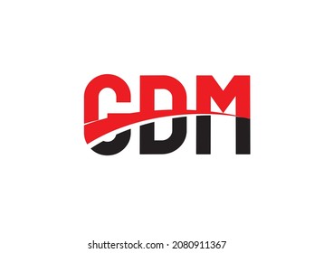 GDM Letter Initial Logo Design Vector Illustration