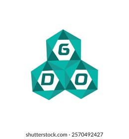 GDO creative minimalist letter logo. GDO unique vector initials alphabet letter logo design
