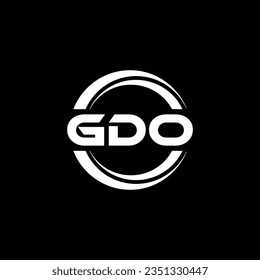 GDO Logo Design, Inspiration for a Unique Identity. Modern Elegance and Creative Design. Watermark Your Success with the Striking this Logo.