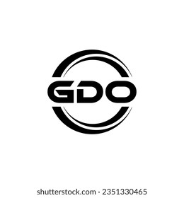 GDO Logo Design, Inspiration for a Unique Identity. Modern Elegance and Creative Design. Watermark Your Success with the Striking this Logo.