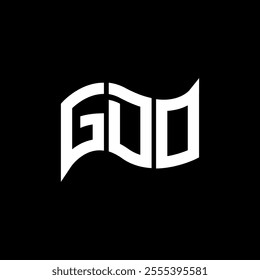GDO logo design, GDO simple and modern logo. GDO luxurious alphabet design  