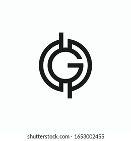 Gdp Letter Monogram Logo Vector Circle Stock Vector (Royalty Free ...
