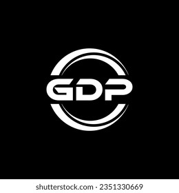 GDP Logo Design, Inspiration for a Unique Identity. Modern Elegance and Creative Design. Watermark Your Success with the Striking this Logo.
