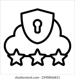 Gdpr Compliance Icon Element For Design