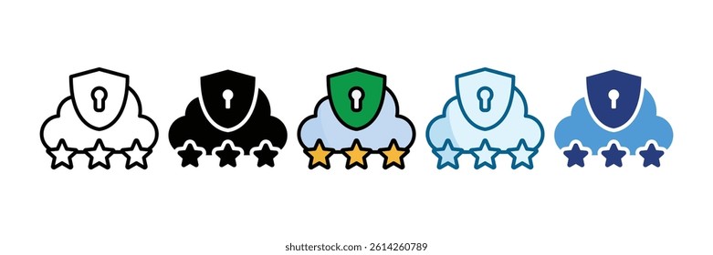 Gdpr Compliance Icon Set Multiple Style Collection