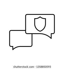 GDPR General Data Protection Regulation vector icon, line style