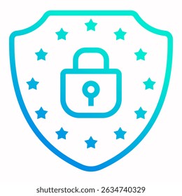 Gdpr Icon Element For Design