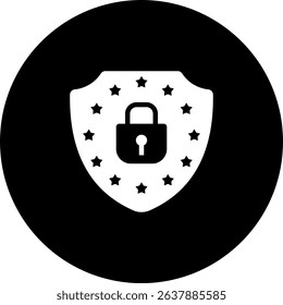 Gdpr Icon Element For Design
