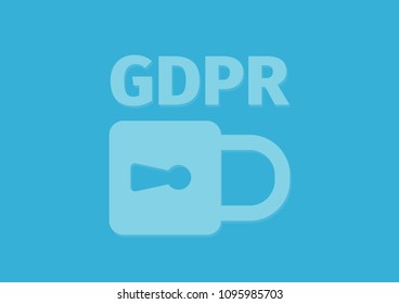 GDPR Lock Icons Privacy