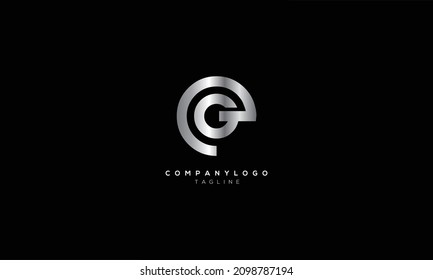EG GE Abstract Initial Monogram Letter Alphabet Logo Design