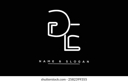 GE, EG Abstract Letters Logo Monogram