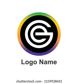 GE Company logo illustration design