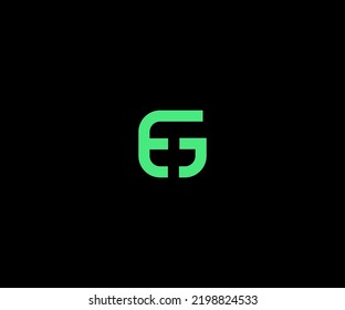 EG ,GE ,E ,G Abstract letters logo monogram