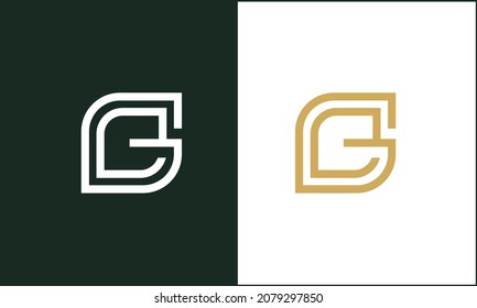 GE ,EG Abstract Letters Logo Monogram