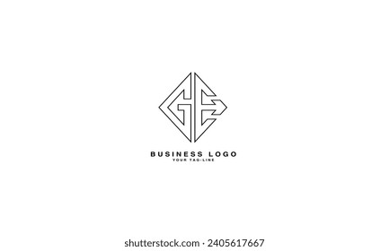 GE, EG, G, E, Abstract Letters Logo monogram