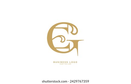 GE, EG, G, E, Abstract Letters Logo Monogram